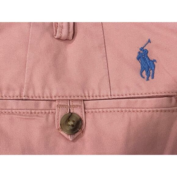 Polo Ralph Lauren Stretch Straight Fit Shorts Mens Light Pink Cotton Blend $79 - Picture 3 of 5